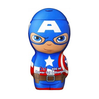 Captain America 2D 2v1 sprchový gel a šampon 400 ml