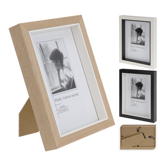 Fotorámeček 13x18 cm, dřevěný rám