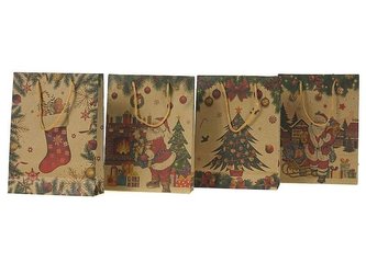 Torebka prezentowa z motywem świątecznym MIX