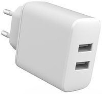 eSTUFF INFINITE USB-C Charger, EU, PD 20W, 100 % recyklovaný TPU, bílá