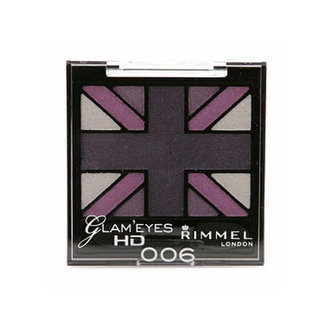 Rimmel London Glam Eyes HD Quad Oční stín 2,5 g 008 True Union Jack pro ženy