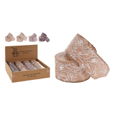 Stuha dekorační, šířka 38 mm, vánoční potisk, 4 barevná provedení