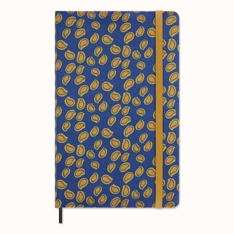 Moleskine Silk nedatovaný plánovací diář modrý L v dárkové krabici