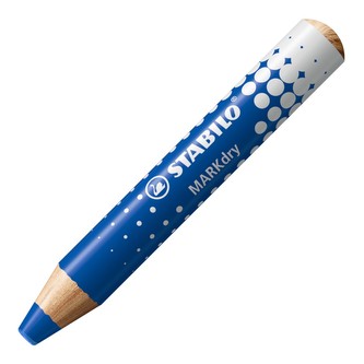 Popisovač na bílou tabuli a flipchart "MARKdry", modrá, STABILO 648/41
