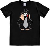 Pánské tričko Krteček: Oh Oh! (XL) černá bavlna
