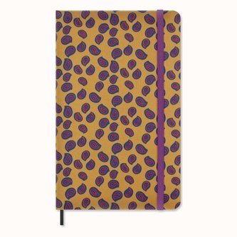 Moleskine Silk zápisník linkovaný žlutý L v dárkové krabici