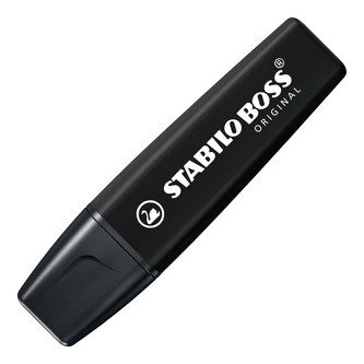 Zvýrazňovač "BOSS original NatureCOLORS", černá, 2-5 mm, STABILO 70/46