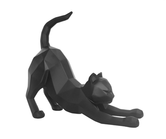 Soška Origami Cat Strecing protahující se kočka 23,6 cm Present Time