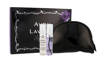 Avril Lavigne Mini Set edp Black Star 10 ml + edp Forbidden Rose 10 ml + kosmetická taška