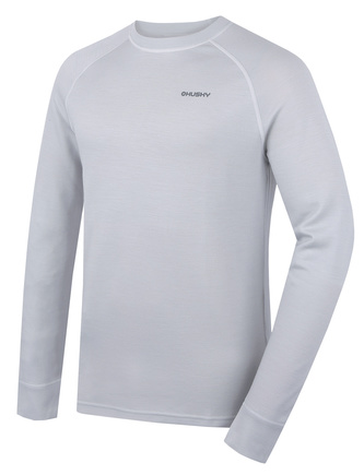 Pánská merino mikina Aron M light grey - XXL Pánská merino mikina Aron M light grey - XXL