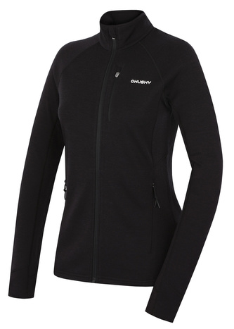 Dámská mikina z merino vlny Alou L black - XL