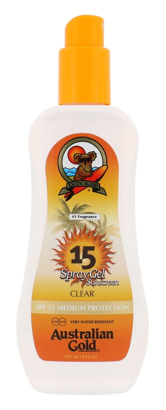 Australian Gold Sunscreen Opalovací přípravek na tělo Spray Gel 237 ml SPF15 pro ženy