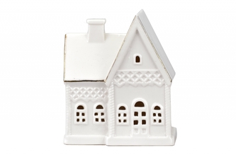 Domeček s LED osvětlením 11,6x10,1x5,9 cm