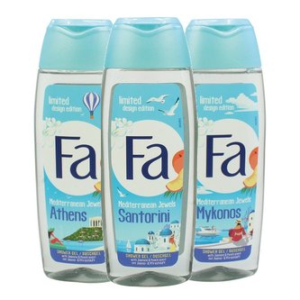 Fa sprchový gel Mediterranean Jewels s vůní jasmínu a broskve 250ml