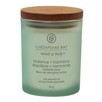 Svíčka ve skleněné váze Chesapeake Bay Candle, Rovnováha a harmonie, 96 g, vodní hruška, PT31919E