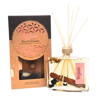 ARÔME Organický difuzér 150 ml s tyčinkami, Rose&Geranium;