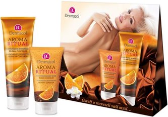 Dermacol Aroma Ritual sprchový gel 250 ml + tělový peeling 150 ml