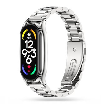Řemínek Tech-Protect Stainless XIAOMI MI Smart Band 7 Silver