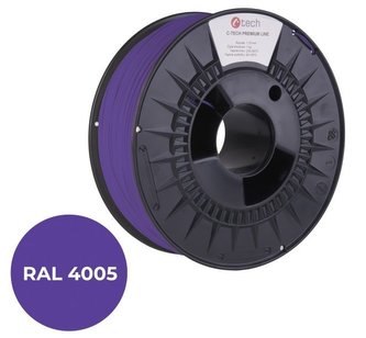 Tisková struna (filament) C-TECH PREMIUM LINE, PLA, modrofialová, RAL4005, 1,75mm, 1kg