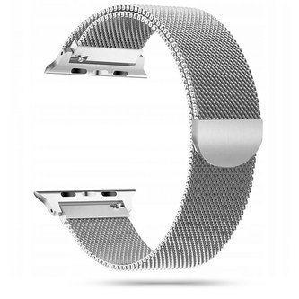 Tech-protect řemínek Milánský tah pro Apple Watch  42/44mm, stříbrný