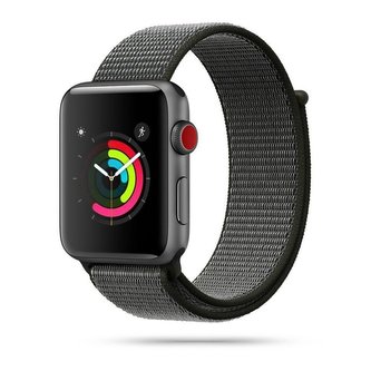 Tech-protect řemínek Nylon pro Apple Watch 42/44mm, tmavě olivová