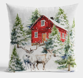 Vánoční polštář WINTER FOREST 40x40 cm Mybesthome