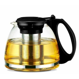 konvice 1,30l 0779L, NR sítko, sklo+plast