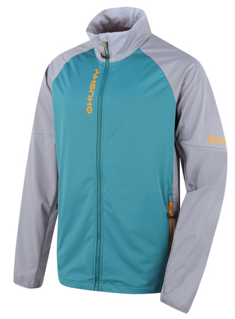 Pánská softshell bunda Suli M grey/mint - L