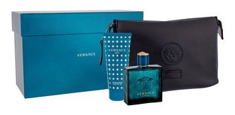 Versace Eros toaletní voda 100 ml + sprchový ge 100 mll + toaletní taška