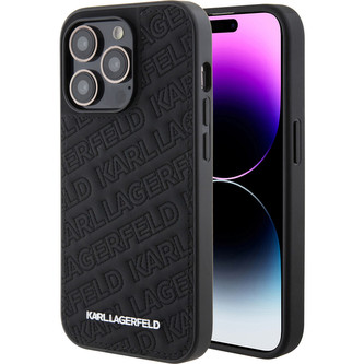 Karl Lagerfeld PU Quilted Pattern kryt iPhone 15 Pro Max černý Karl Lagerfeld PU Quilted Pattern kryt iPhone 15 Pro Max černý