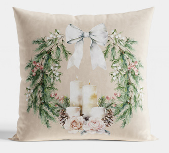 Vánoční polštář JEMIOLA 40x40 cm Mybesthome