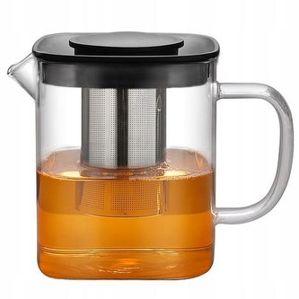 konvice 0,60l OVÁL, COFFEE MAKER, NR sítko, sklo/plast