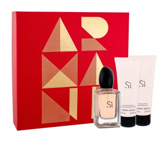 Giorgio Armani Si parfémovaná voda 50 ml + tělové mléko 75 ml + sprchový gel 75 ml