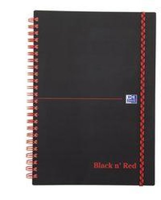 Kołozeszyt A5/70K Oxford Black&Red PP linia