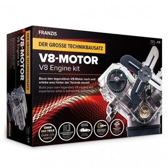 Franzis maketová stavebnice motoru V8 v měřítku 1:3 a zvukovým modulem Franzis maketová stavebnice motoru V8 v měřítku 1:3 a zvukovým modulem