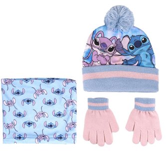 SOUPRAVA  ČEPICE, NÁKRČNÍK A RUKAVICE STITCH