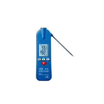 Digitální IR teploměr s teplotní sondou,  rozsah měření od -35°C do 260°C +-2%