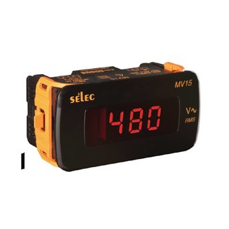 Digitální panelový voltmetr 40-480V, 48 x 96mm