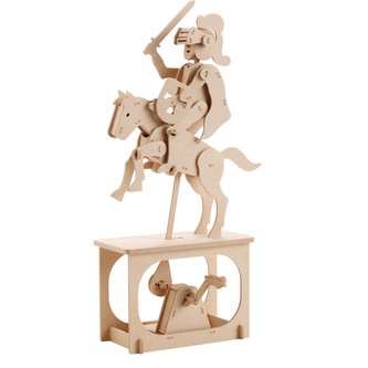 Dřevěná mechanická stavebnice při jejíž kompletaci se můžete seznámit se základními principy mechaniky.