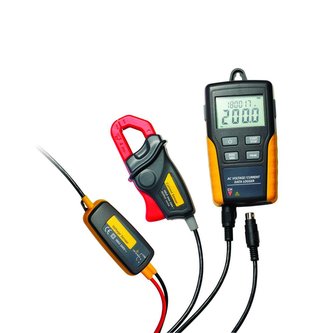 Datalogger AC proudu a napětí 100044 záznamů, 1s-24h