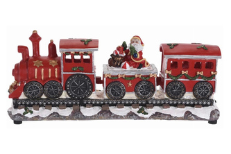 Vánoční vlak s LED dekorací