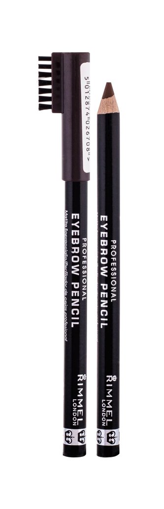 Rimmel London Professional Eyebrow Pencil Tužka na obočí 1,4 g 001 Dark Brown pro ženy