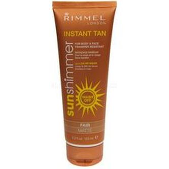 Rimmel London Sun Shimmer Instant Tan Samoopalovací přípravek 125 ml Light Shimmer pro ženy