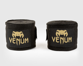 Bandáže VENUM 4,5m černo/zlatá