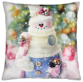 Vánoční polštář SNOWMAN I. 40x40 cm Mybesthome
