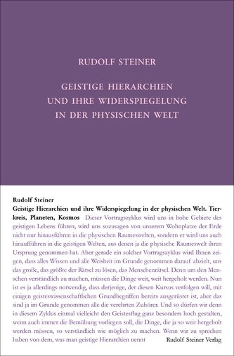 Geistige Hierarchien und ihre Widerspiegelung in der physischen Welt