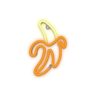 Forever Light dekorativní LED neon Banán žlutý