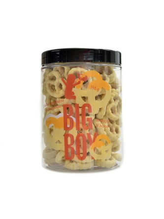 BigBoy - Preclíky v bílé čokoládě se smetanou 330 g
