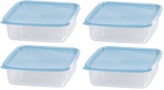 Dóza na potraviny 1000 ml čtverec Lunchbox set 4 ks