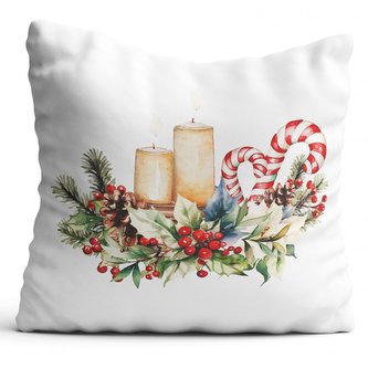 Vánoční polštář XMAS JOY motiv J 40x40 cm  Mybesthome